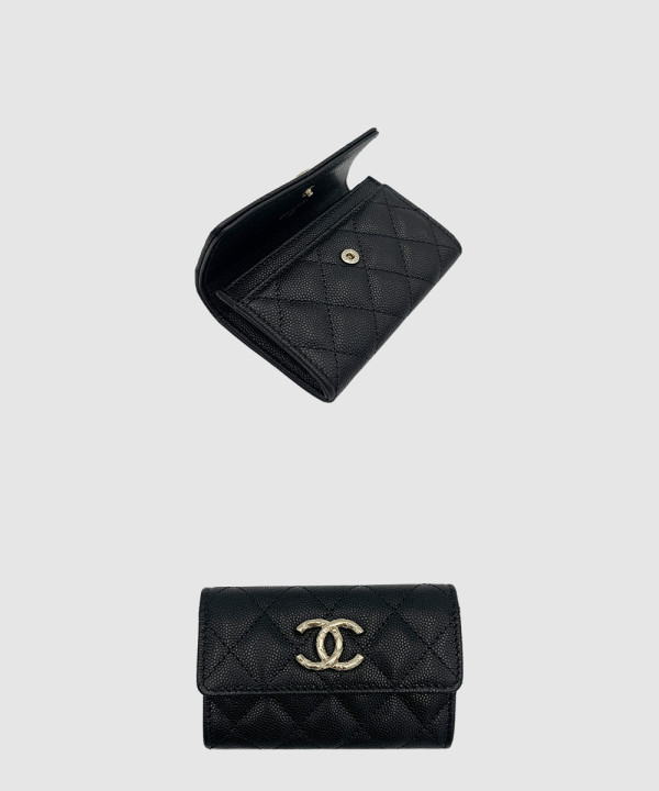 [CHANEL-샤넬] 24SS 캐비어 카드홀더 AP3978