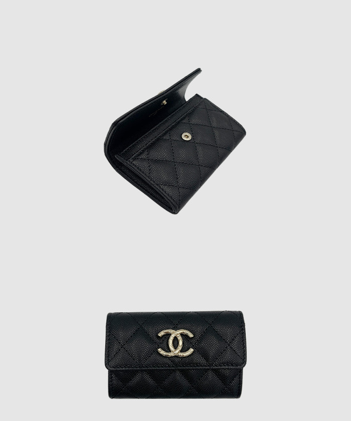 레플리카|이미테이션 chanel-샤넬-24ss-캐비어-카드홀더-ap3978