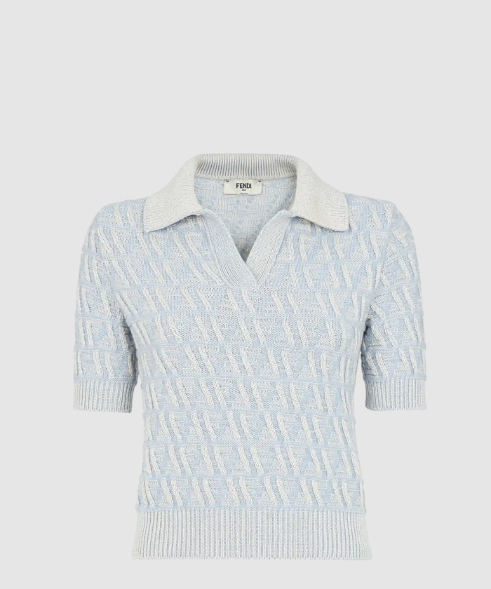 레플리카|이미테이션 fendi-펜디ff-울-및-캐시미어-폴로-셔츠-fzxd06