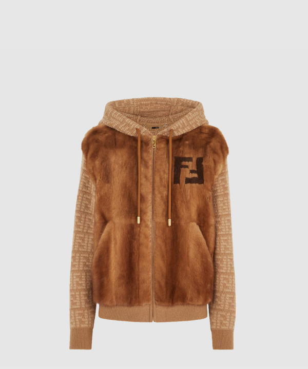 [FENDI-펜디]밍크 캐시미어 재킷 FNE53M