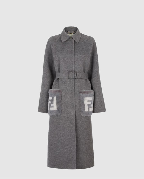 [FENDI-펜디]울 오버코트 FF9013