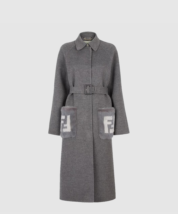 [FENDI-펜디]울 오버코트 FF9013