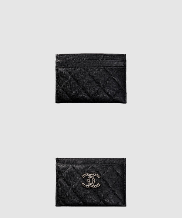 [CHANEL-샤넬]퀼팅 엠보 지갑 AP3401