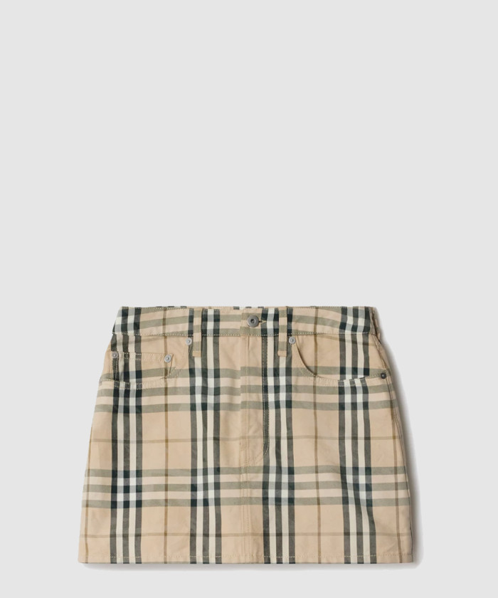 레플리카|이미테이션 burberry-버버리체크-데님-미니-스커트-80996751