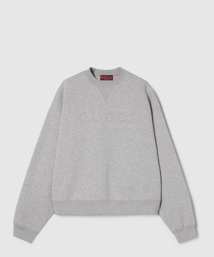 레플리카|이미테이션 gucci-구찌코튼-저지-엠보스-스웨트셔츠-802787