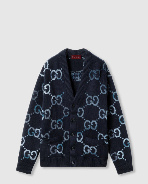 [GUCCI-구찌]GG 인타르시아 울 가디건 770507