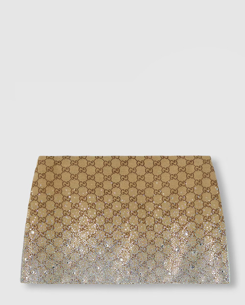 [GUCCI-구찌]자수 GG 캔버스 미니 스커트 ‎808272