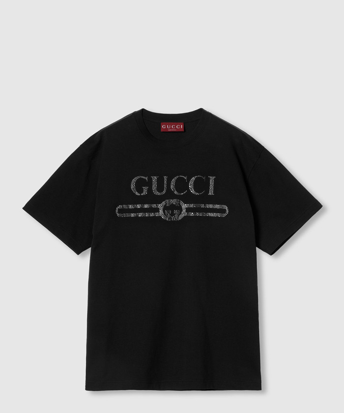 레플리카|이미테이션 gucci-구찌자수-코튼-저지-티셔츠-796395