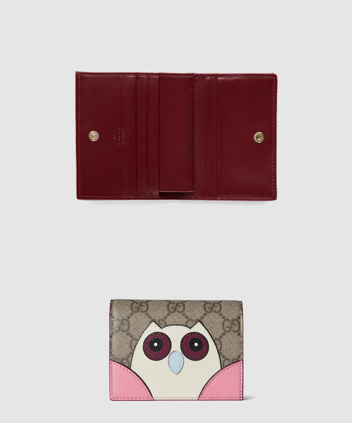레플리카|이미테이션 gucci-구찌부엉이-디테일의-gg-미니-지갑-818767