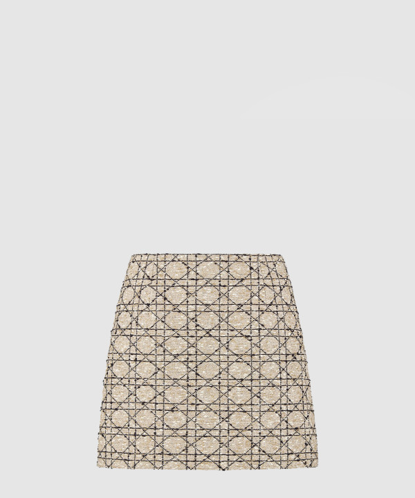 [DIOR-디올]매크로까나쥬 미니스커트 511J4