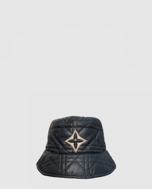 [LOUIS VUITTON-루이비통]가죽 체크 버킷햇 M43017