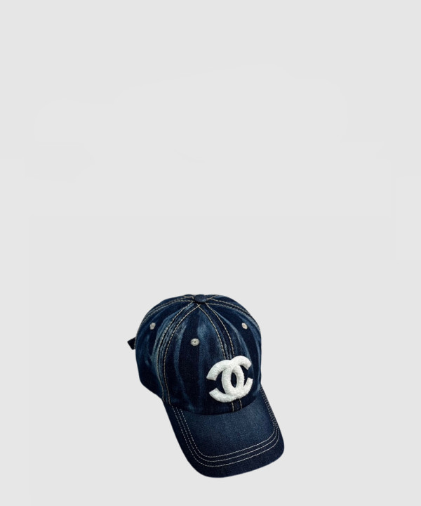 [CHANEL-샤넬]데님 베이스볼 캡 AA2678