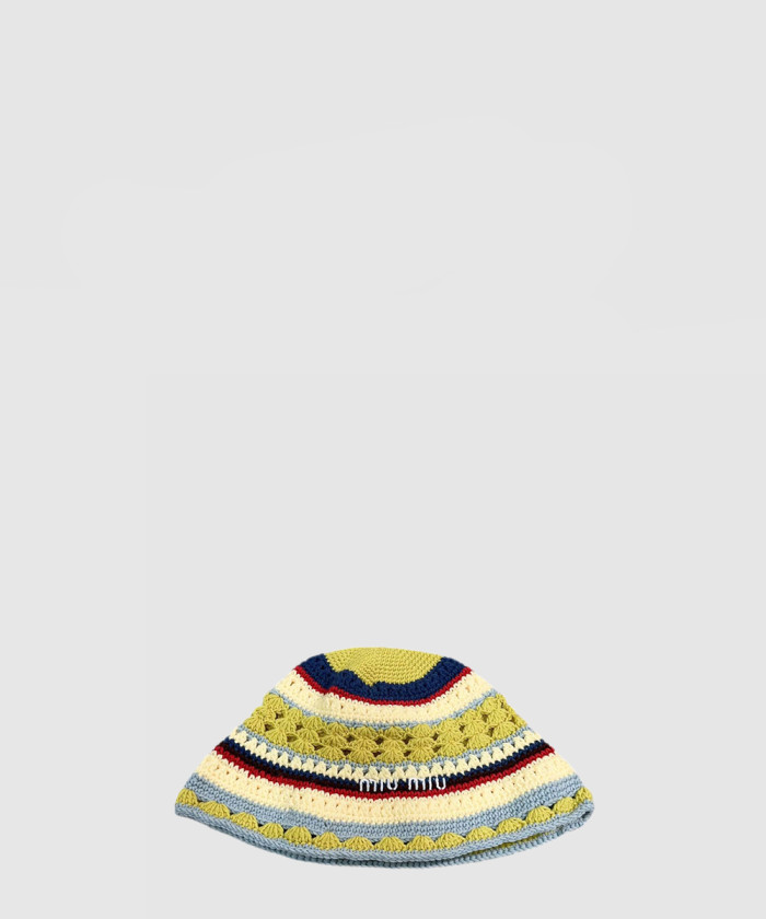 레플리카|이미테이션 miumiu-미우미우니트-스트라이프-캡-5hc754-3