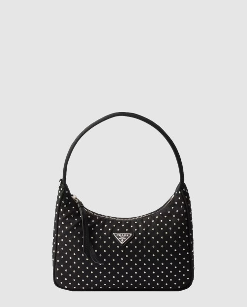 [PRADA-프라다]스터드 장식 리나일론 미니백 1BC515