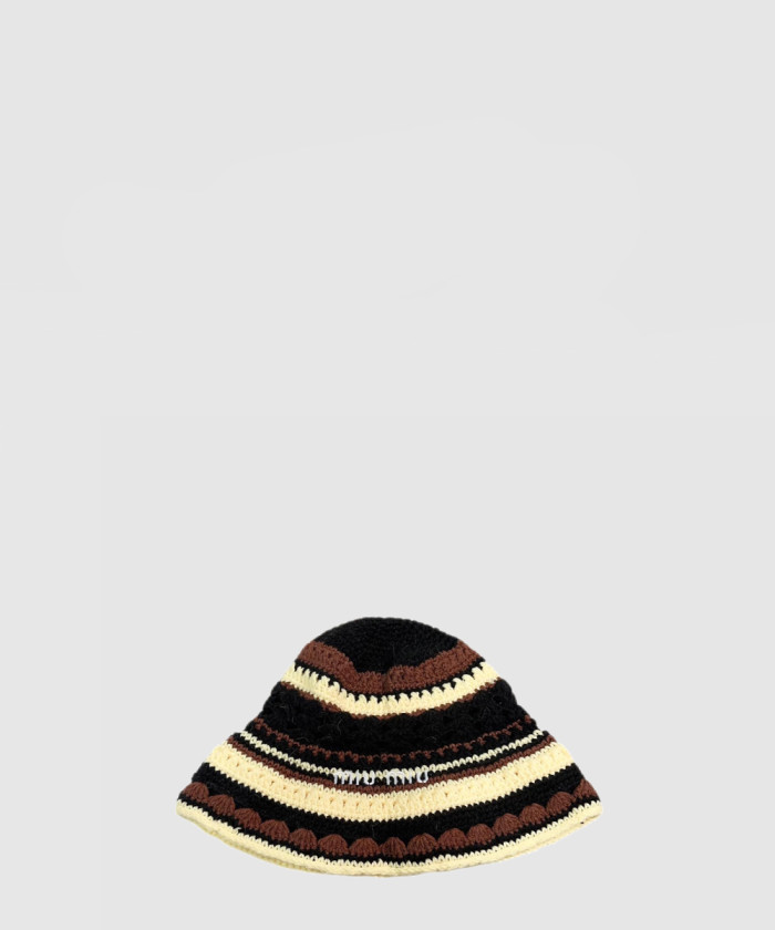 레플리카|이미테이션 miumiu-미우미우니트-스트라이프-캡-5hc754-4