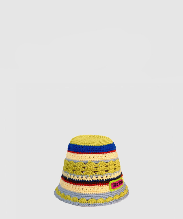 레플리카|이미테이션 miumiu-미우미우니트-스트라이프-캡-5hc754-6