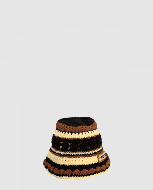 [MIUMIU-미우미우]니트 스트라이프 캡 5HC754