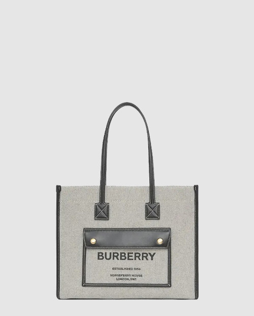 [BURBERRY-버버리]캔버스 프레야 토트백 스몰 80441371