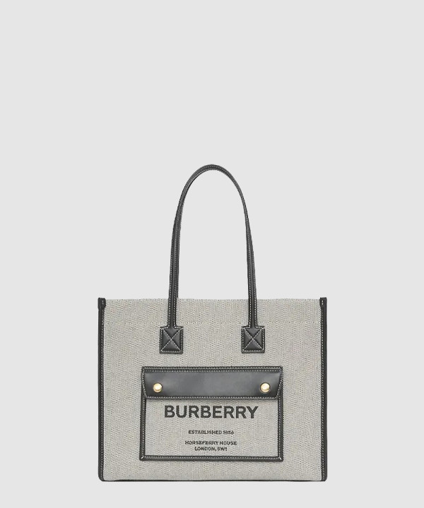 [BURBERRY-버버리]캔버스 프레야 토트백 스몰 80441371