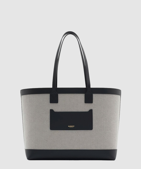 [BURBERRY-버버리]캔버스 미디엄 토트백 80895691