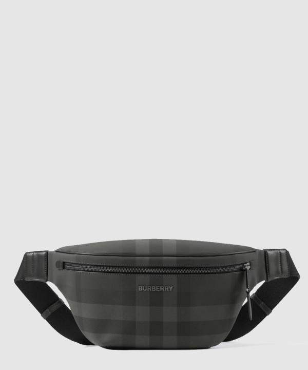 [BURBERRY-버버리]체크 레더 범백 80732671