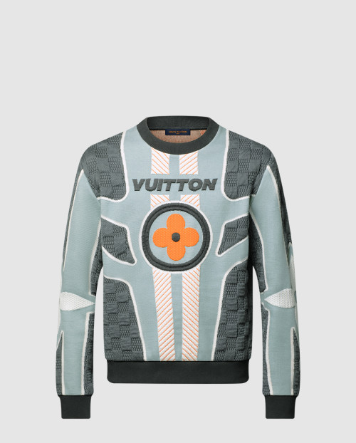 [LOUIS VUITTON-루이비통]퀼티드 코튼 블렌드 크루넥 1AGK17