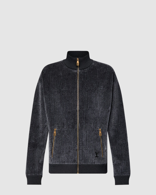 [LOUIS VUITTON-루이비통]LV x 박서보 (LV x Park Seo-Bo) 코튼 벨벳 트랙톱 1AFYEA