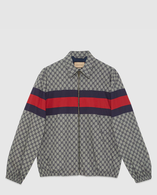 [GUCCI-구찌]GG 프린트 코튼 재킷 770373