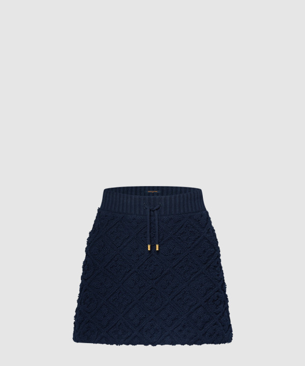[LOUIS VUITTON-루이비통]모노그램 타월링 미니 스커트 1AGQEW