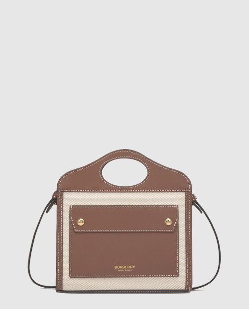 [BURBERRY-버버리]미니 투톤 크로스백 8052898