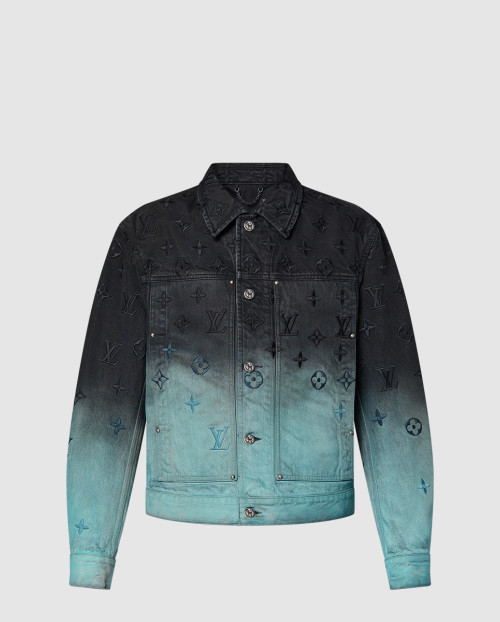 [LOUIS VUITTON-루이비통]자수 데님 블루종 1AFVA2