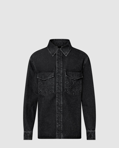 [LOUIS VUITTON-루이비통]데님 재킷 셔츠 1AFAX1
