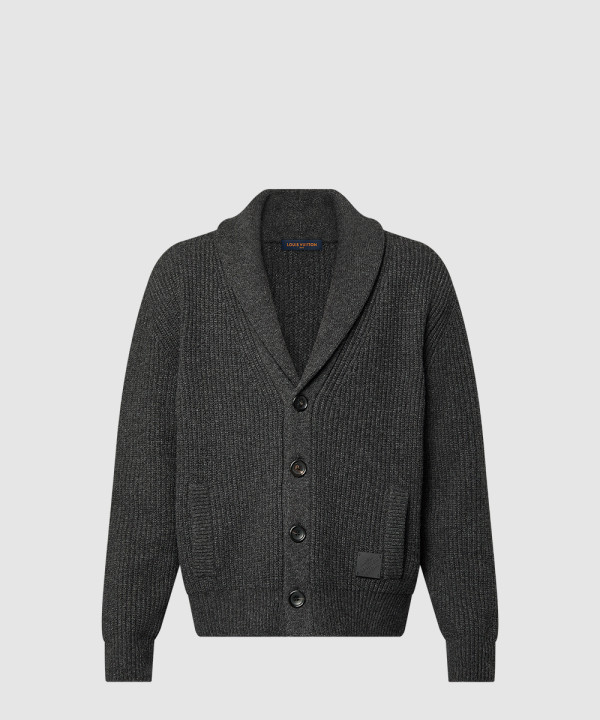 [LOUIS VUITTON-루이비통]캐시미어 블렌드 숄 칼라 가디건 1AFWBQ