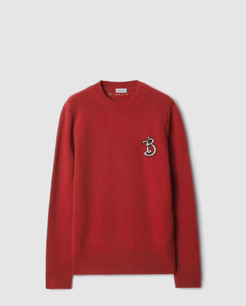 [BURBERRY-버버리]B 스네이크 울 캐시미어 스웨터 81036531