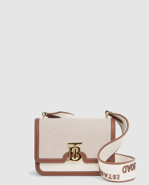 [BURBERRY-버버리]스몰 코튼 캔버스 숄더백 80424191