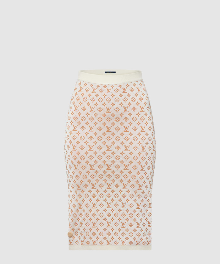 레플리카|이미테이션 louis-vuitton-루이비통모노그램-자카드-니트-스커트-1afect