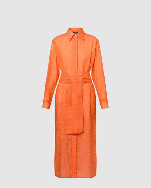 [LOUIS VUITTON-루이비통]모노그램 필 쿠페 셔츠 드레스 1AFSRY