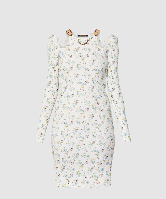 레플리카|이미테이션 louis-vuitton-루이비통플로럴-프린트-아일릿-스트랩-드레스-1afge4