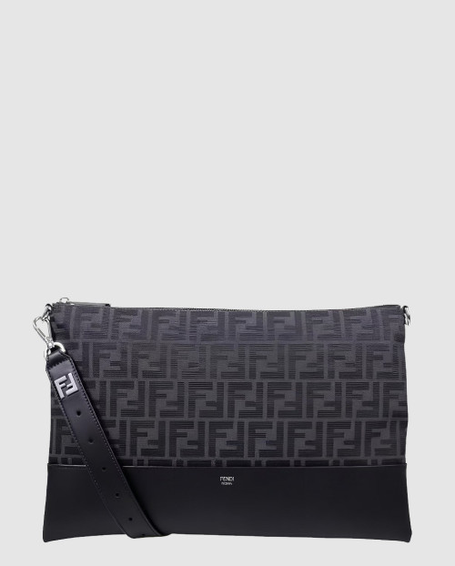 [FENDI-펜디]FF 로고 자카드 크로스백 7N0144