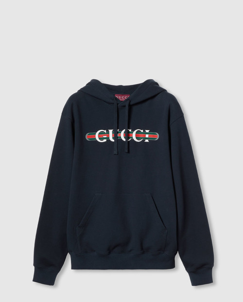 [GUCCI-구찌]프린트 코튼 저지 후드 스웨트셔츠 788771