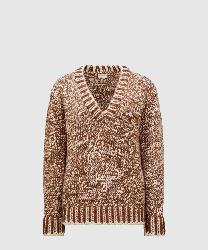 레플리카|이미테이션 moncler-몽클레어울-블렌드-브이넥-스웨터