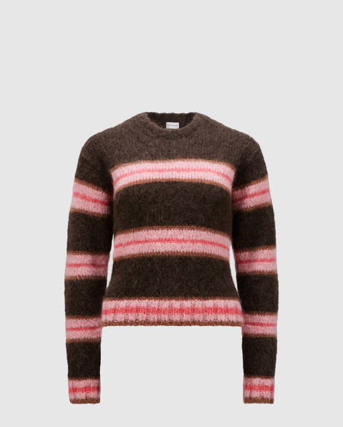 [MONCLER-몽클레어]스트라이프 알파카 혼방 스웨터