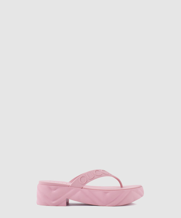 [GUCCI-구찌]T 스트랩 플랫폼 샌들 746334