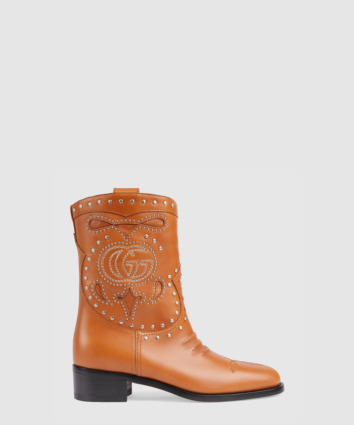 레플리카|이미테이션 gucci-구찌더블-g스터드-장식의-부츠-750508-1