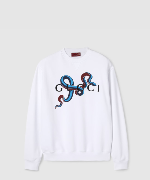 [GUCCI-구찌]프린트 코튼 저지 티셔츠 816321