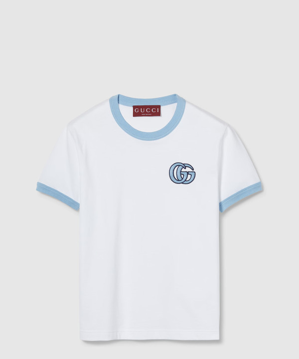 [GUCCI-구찌]자수 코튼 저지 티셔츠 818787