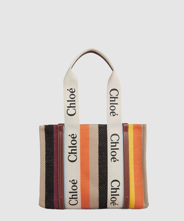 [CHLOE-끌로에]미듐 레인보우디 토트백 US383