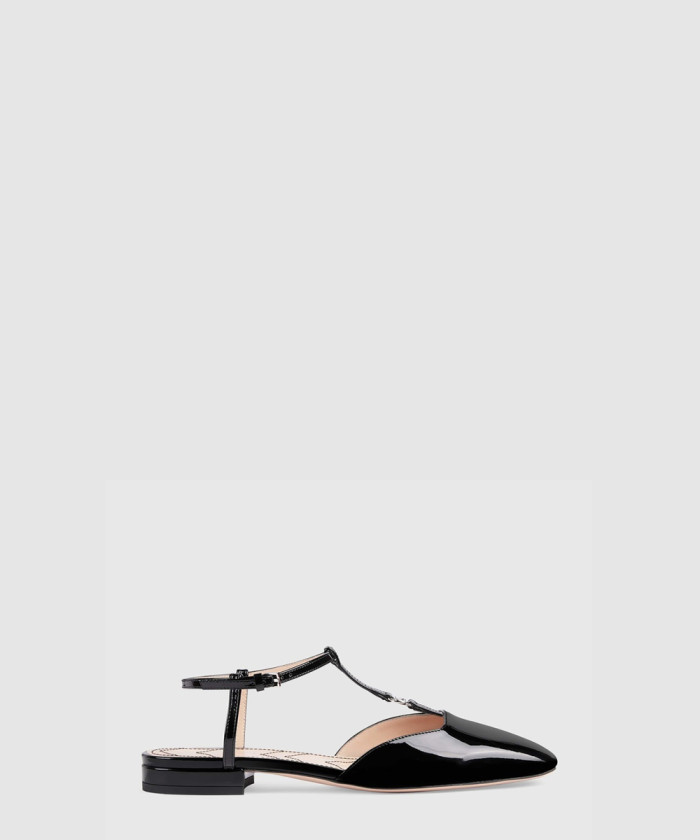 레플리카|이미테이션 gucci-구찌더블-g-플랫-발레-슈즈-754136