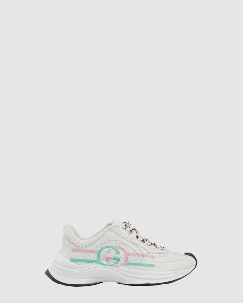 [GUCCI-구찌]런 레더 스니커즈 734904