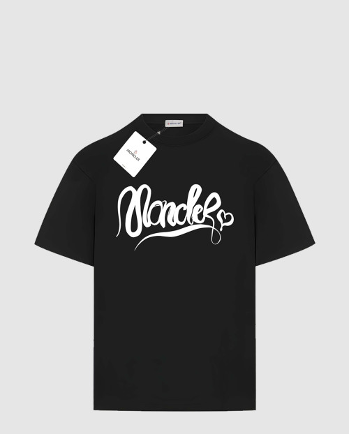 [MONCLER-몽클레어]서예 로고 코튼 티셔츠